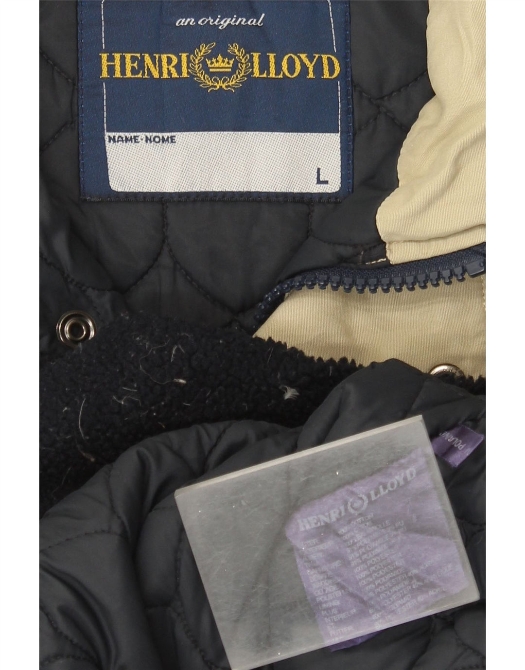 Henri Lloyd Herren-Utility-Jacke UK 40 Große grüne Baumwolle