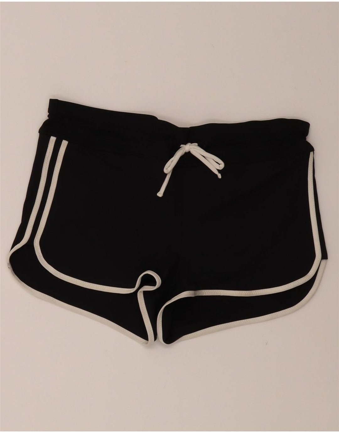 ATHLETA Womens Sport Shorts UK 14 Medium  Black Nylon Vintage Athleta and Second-Hand Athleta from Messina Hembry 