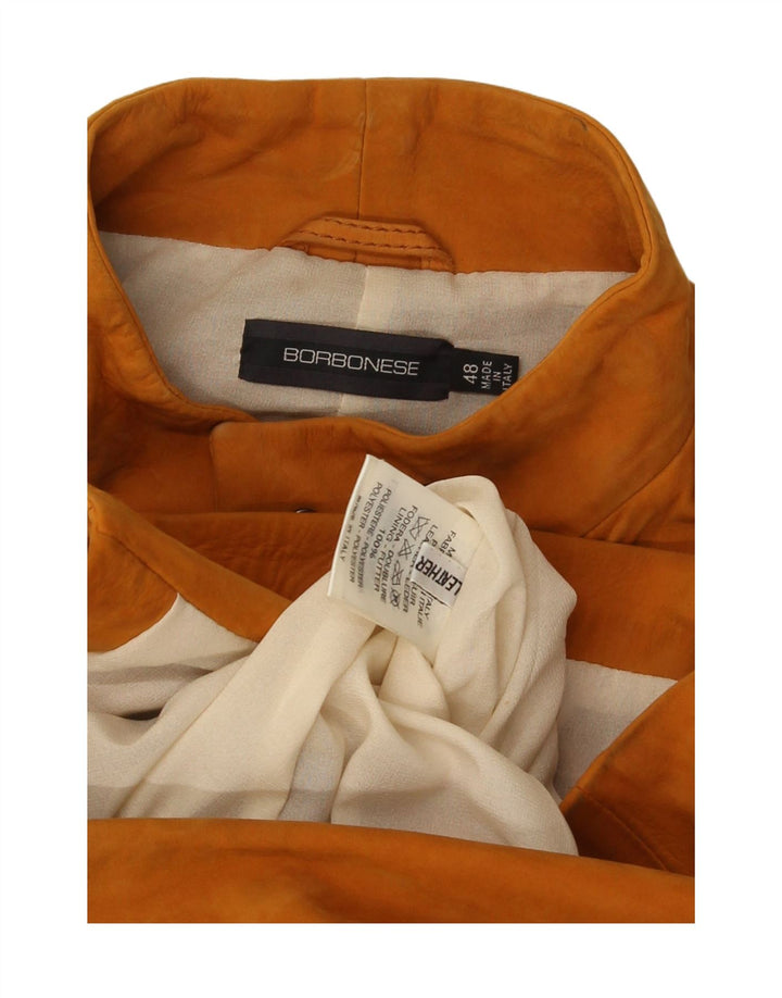 Borbonese Damen Wildlederjacke IT 48 XL Braunes Leder
