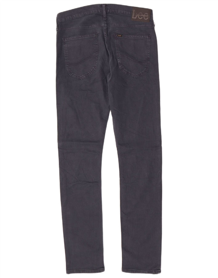 Lee Herren Luke Slim Jeans W31 L32 Marineblau Baumwolle