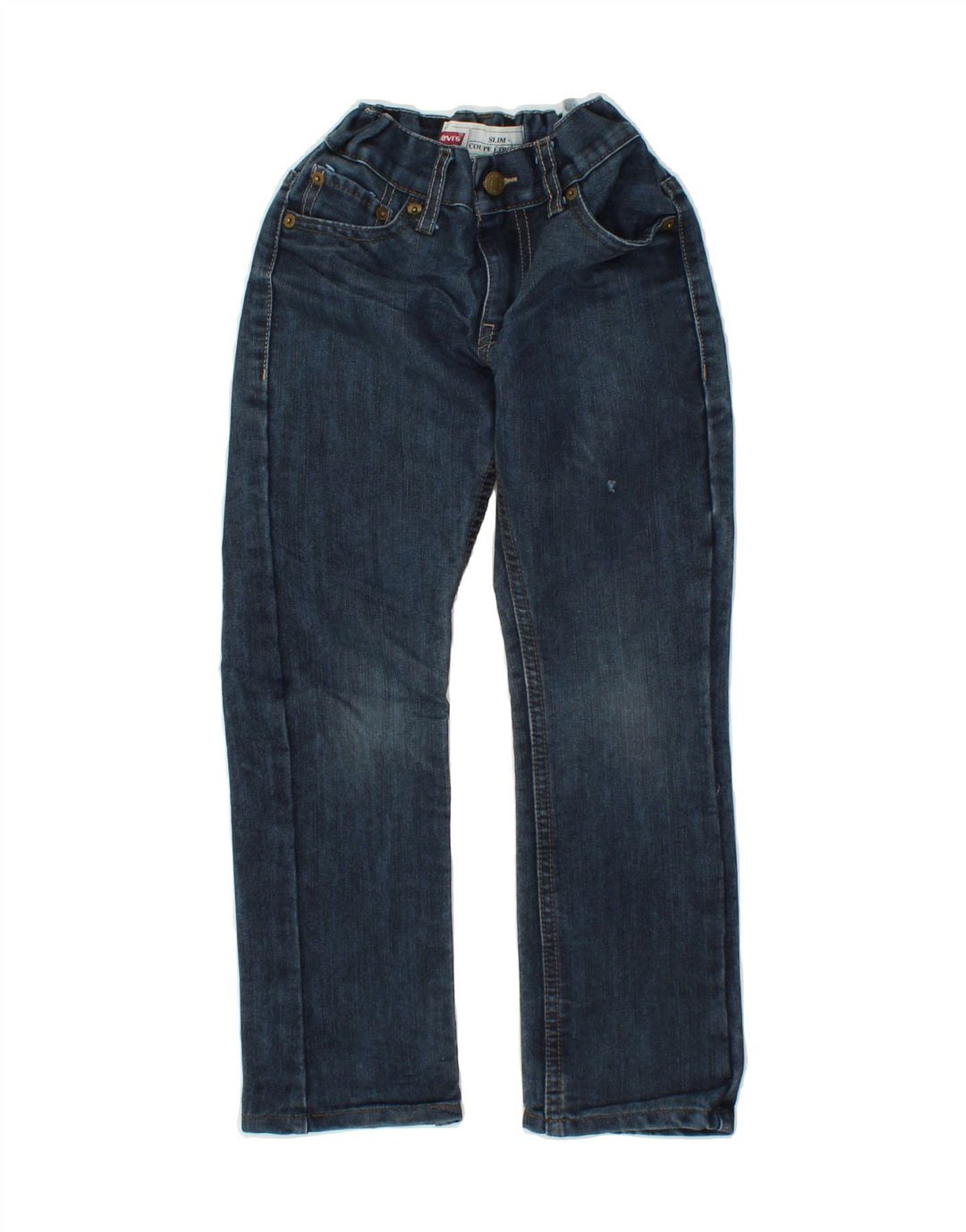 LEVI'S Boys 511 Slim Jeans 7-8 Years W24 L22 Blue Cotton Vintage Levi's and Second-Hand Levi's from Messina Hembry 