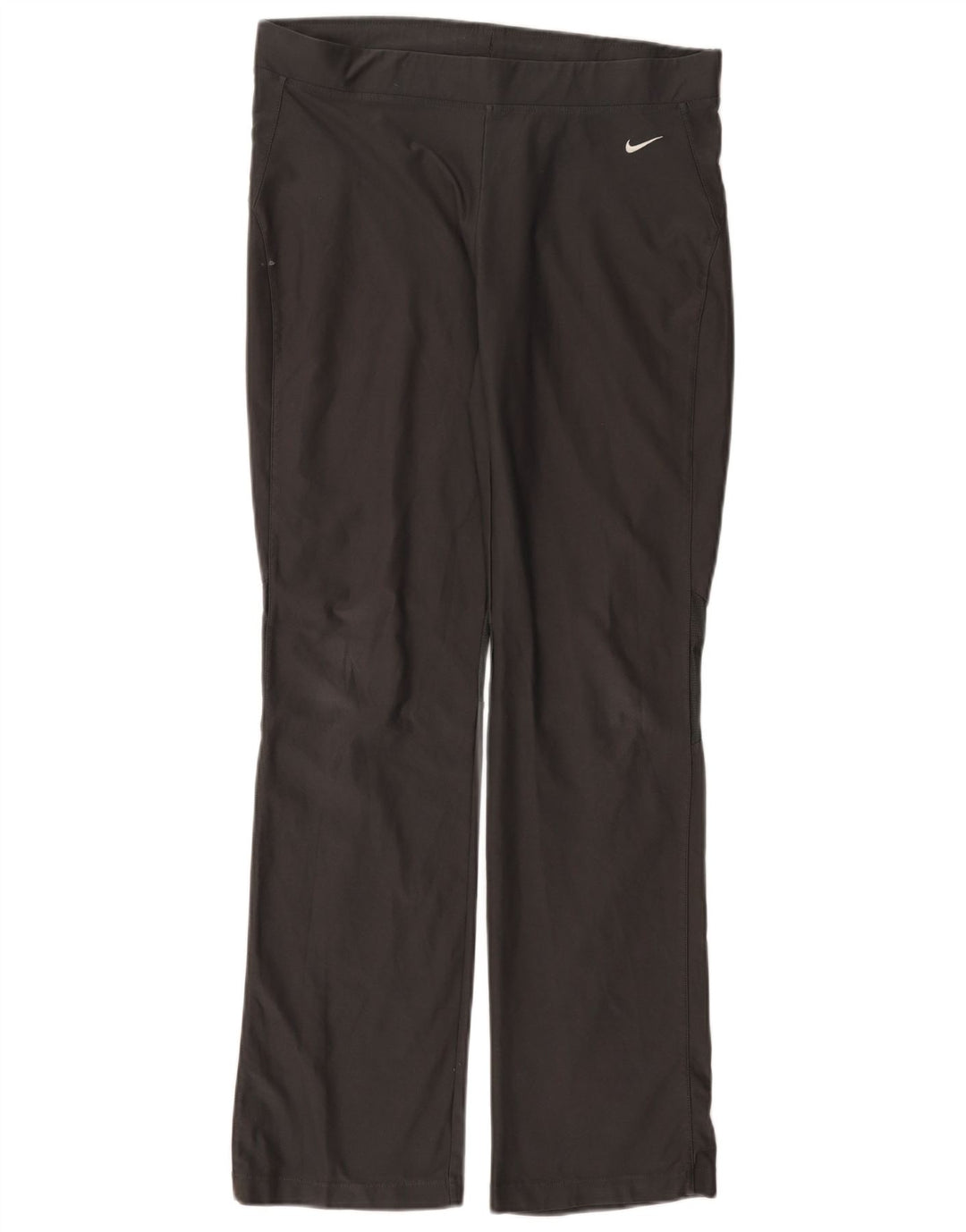 Nike Damen-Trainingshose US 8/10 Mittelgraues Polyester