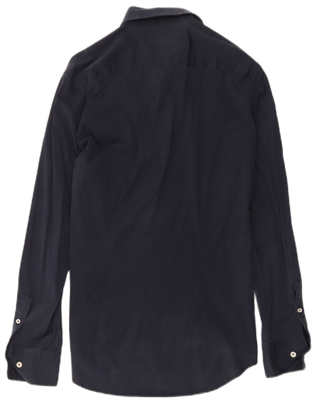 Fred Perry Herren-Slim-Fit-Hemd, groß, marineblau, Baumwolle