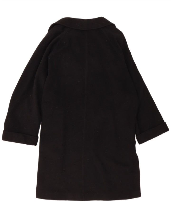 Pierre Cardin Damen Übergroßer Mantel IT 50 XL Schwarze Wolle