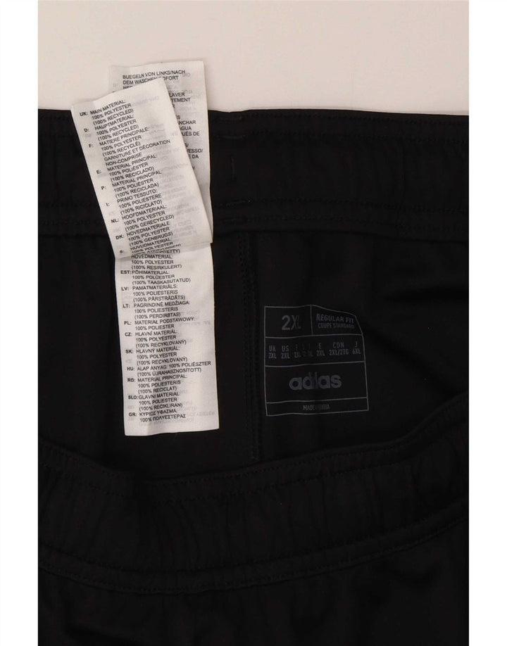 Adidas Herren Regular Fit Sportshorts 2XL Schwarz Polyester