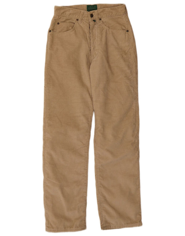 Best Company Mens Graphic Straight Corduroy Trousers W28 L30 Beige