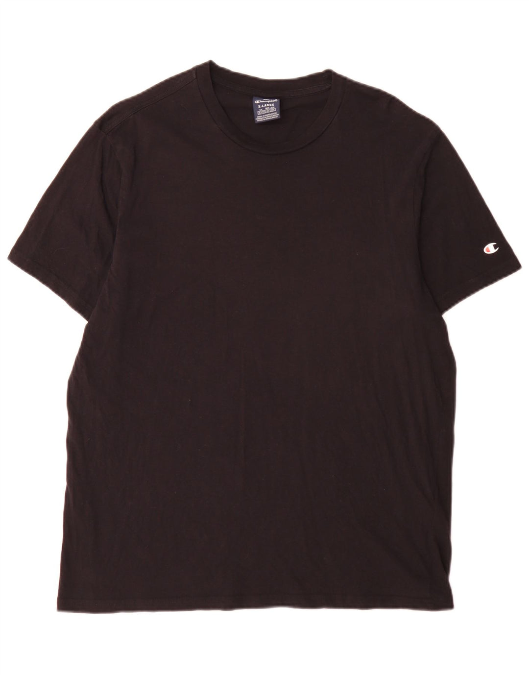 Champion Herren T-Shirt Top XL Schwarz Baumwolle