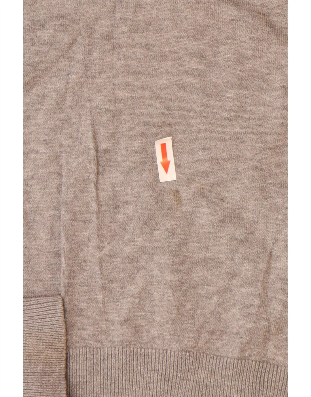 Marks & Spencer Damen Autograph V-Ausschnitt Pullover Pullover UK 14 Mittelgrau