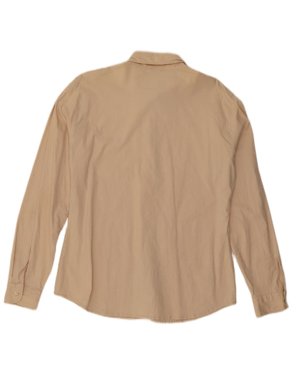 Benetton Damen-Hemd UK 16 Large Beige