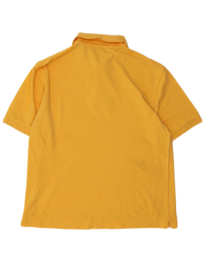 HENRY COTTONS Herren-Poloshirt, große gelbe Baumwolle