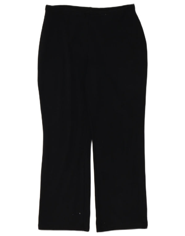 Marks & Spencer Damen Crop Casual Hose UK 14 Medium W28 L26 Schwarz
