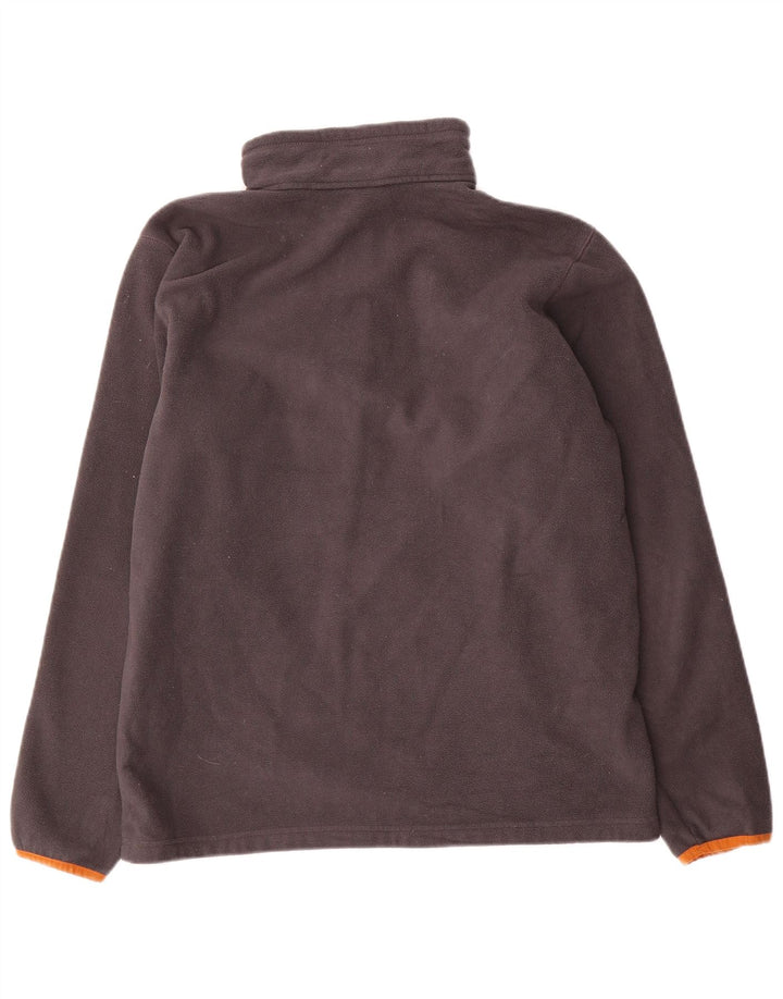 Columbia Herren-Fleecepullover mit Reißverschluss am Hals, großes graues Polyester
