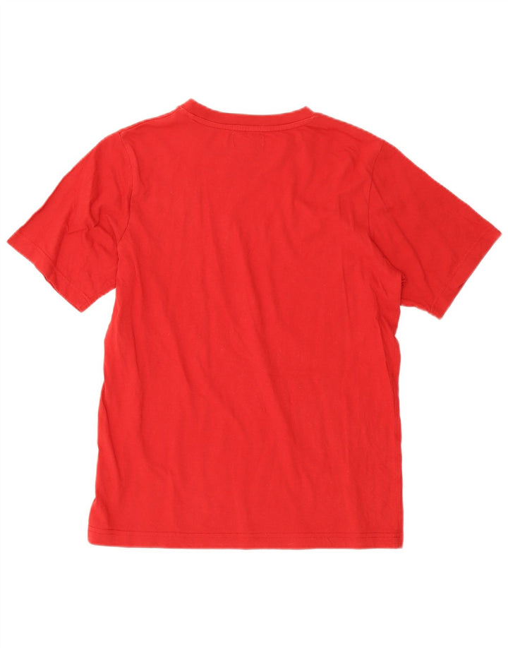 Kappa Herren T-Shirt Top Small aus roter Baumwolle