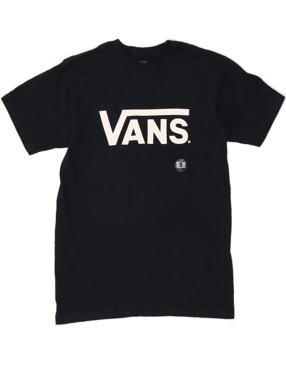 VANS Mens Graphic T-Shirt Top Small Navy Blue Cotton Vintage Vans and Second-Hand Vans from Messina Hembry 