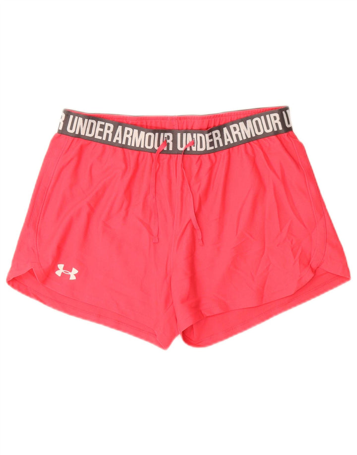 Under Armour Damen Graphic Sport Shorts UK 10 Small Pink