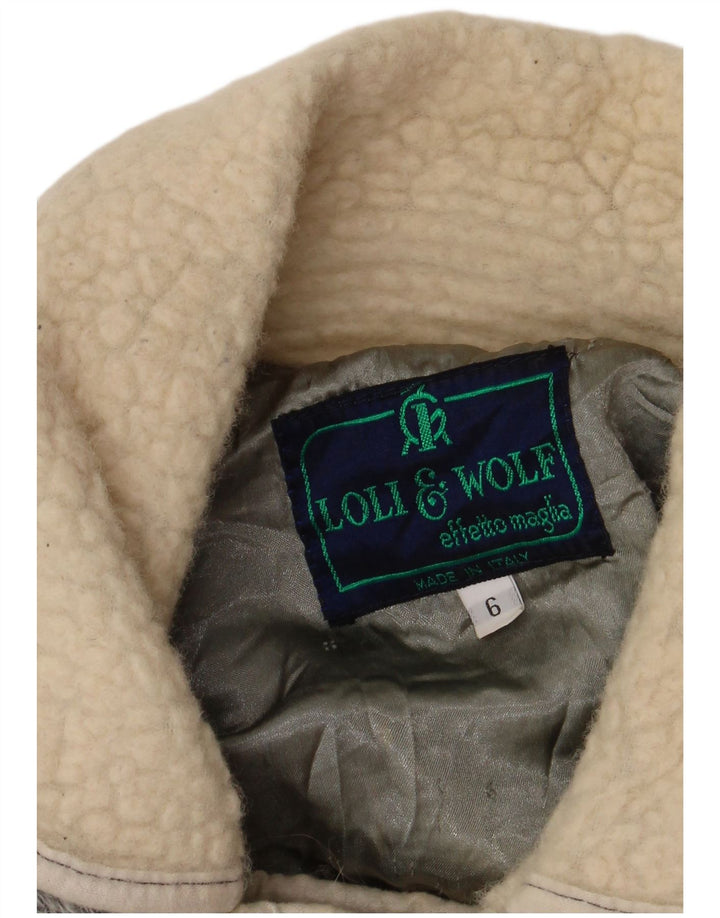 LOLI WOLF Herren Strickjacke XL Grau Farbblock