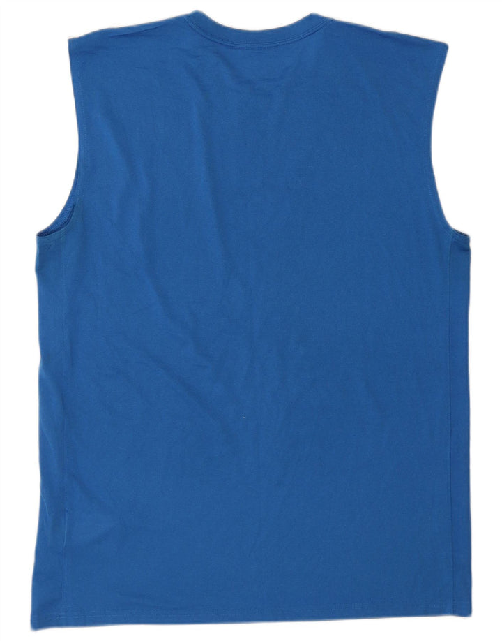 Nike Herren Dri Fit Weste Top Large Blau Polyester