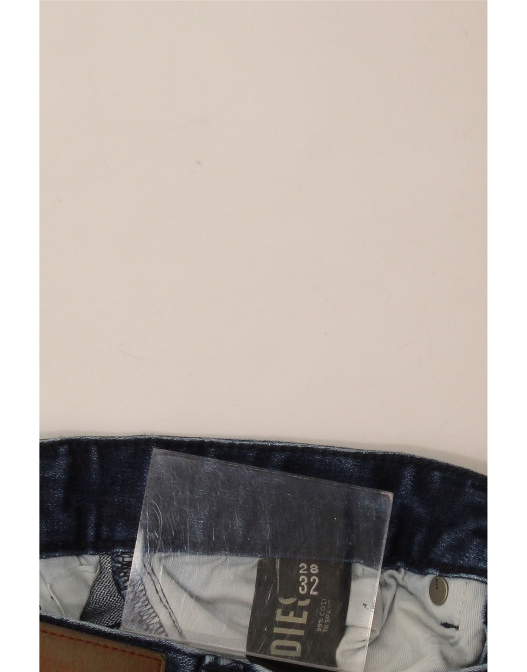 DIESEL Damen Sleenker Slim Jeans W28 L28 Blaue Baumwolle