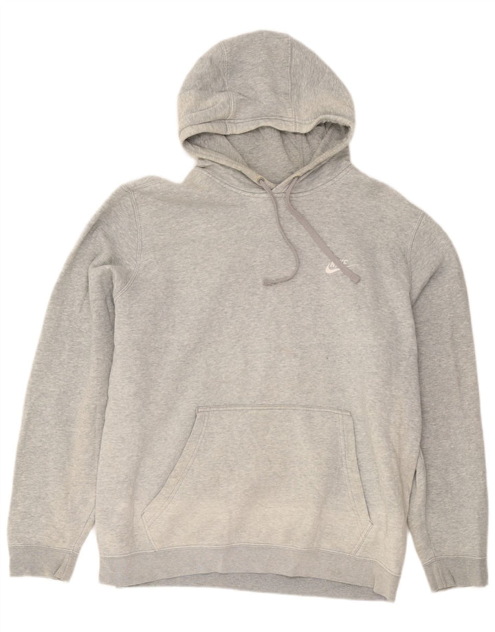 Nike Herren Hoodie Pullover XL Grau Baumwolle