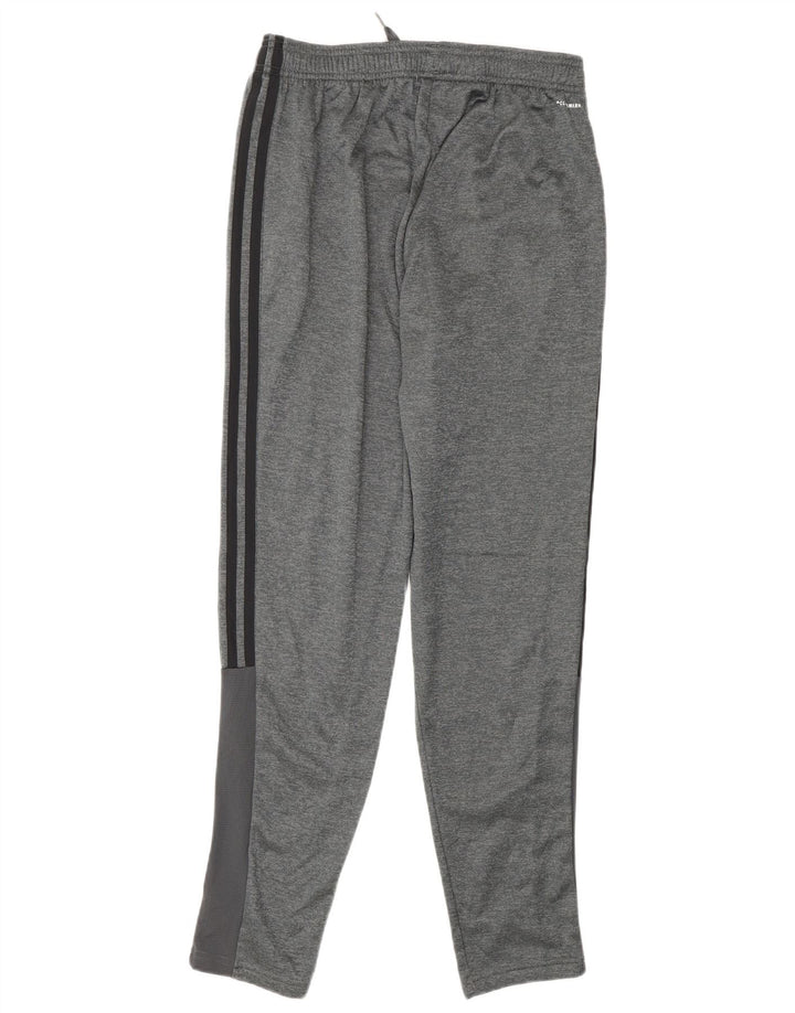 Adidas Herren-Trainingshose, klein, grau, Polyester