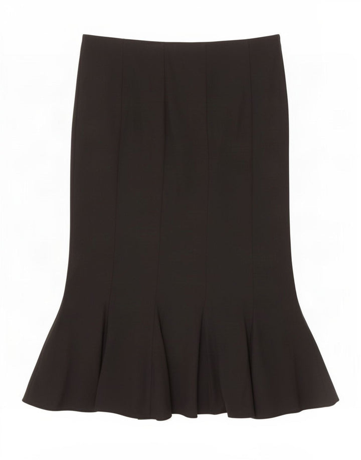 Marks & Spencer Damen Meerjungfrauenrock UK 10 Small W30 Schwarz Polyester