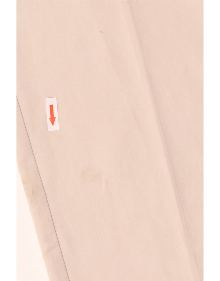 Adidas Herren Straight Chino Hose W32 L30 Beige Polyester