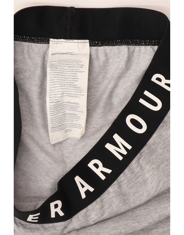 Under Armour Damen-Capri-Leggings mit Grafik, UK 8, Größe S, Grau, Farbblock
