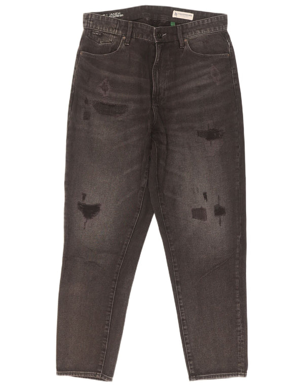 G-Star Damen Janeh Distressed High Waist Tapered Jeans W30 L29 Schwarz