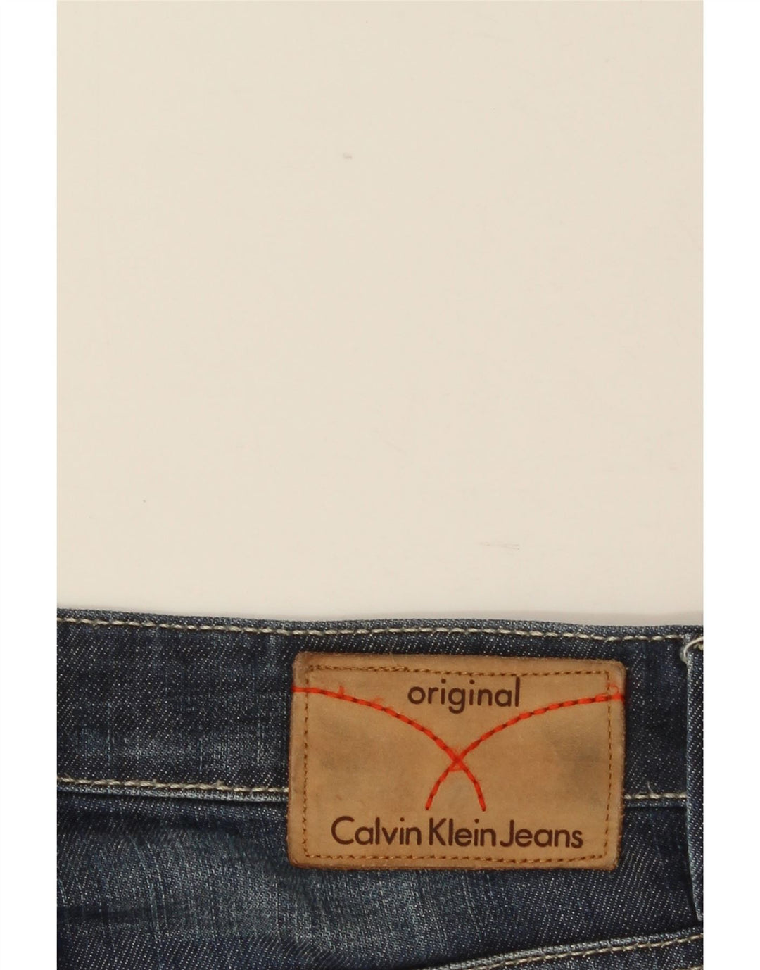 Calvin Klein Herren Straight Jeans W34 L28 Blau