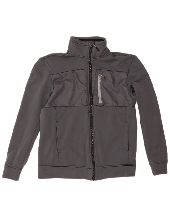 The North Face Herren-Trainingsanzug-Oberteil, Jacke, Größe S, Grau, Polyester