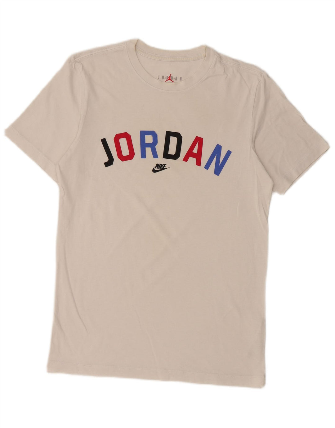 Jordan Herren-T-Shirt mit Grafik, Größe S, weiße Baumwolle