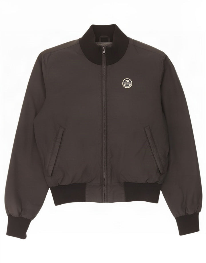 North Sails Herren Bomberjacke UK 38 Mittelschwarzes Nylon