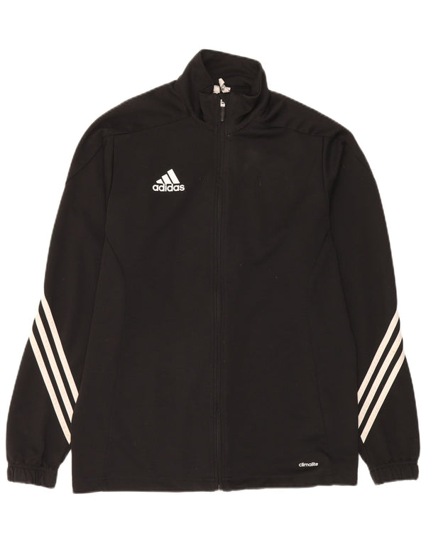 Adidas Herren Climalite Trainingsanzug Top Jacke Medium Schwarz Polyester