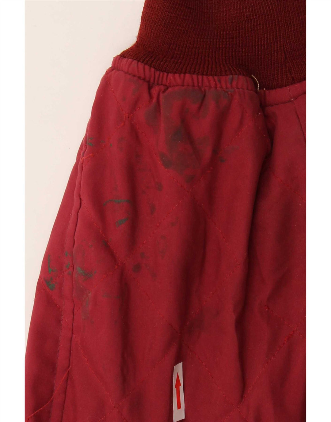 Casucci Herren-Bomberjacke mit lockerer Passform, UK 36, klein, rotes Farbblock-Polyester