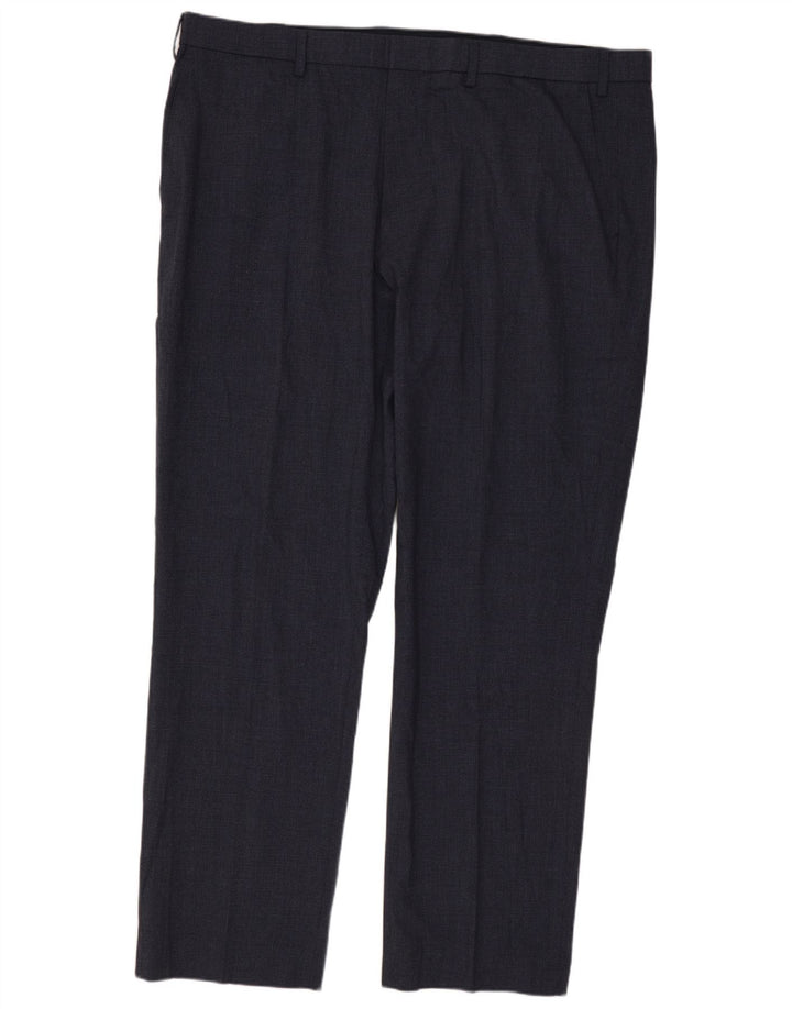 MARKS & SPENCER Herren-Chinohose mit normaler Passform, W42 L31, Marineblau