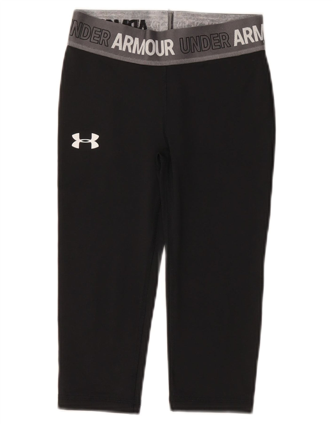 UNDER ARMOUR Mädchen-Leggings mit Grafik, 7–8 Jahre, Schwarz