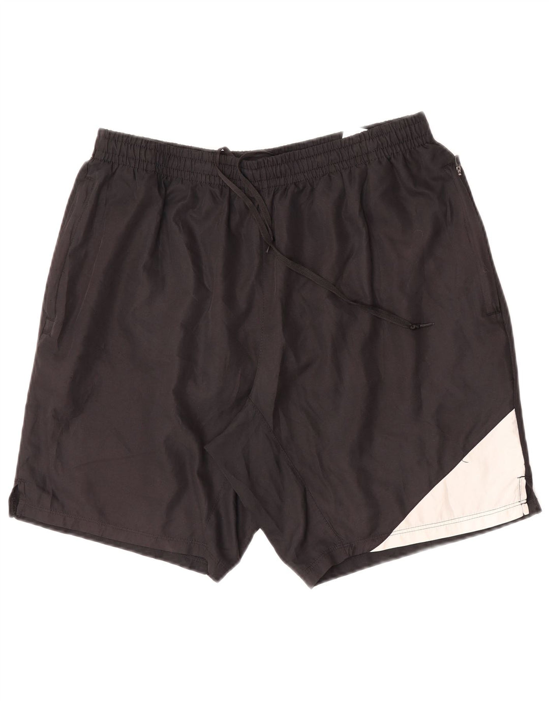 Umbro Herren-Sportshorts, groß, schwarzes Farbblock-Polyester