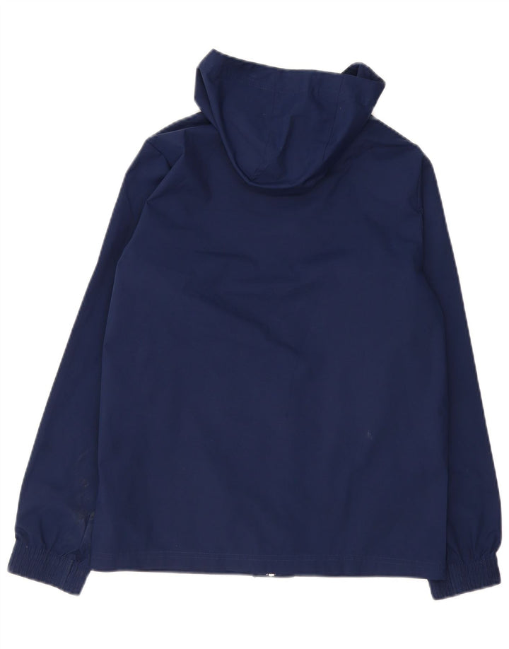 Adidas Regenjacke mit Kapuze für Jungen, 11–12 Jahre, marineblaues Polyester