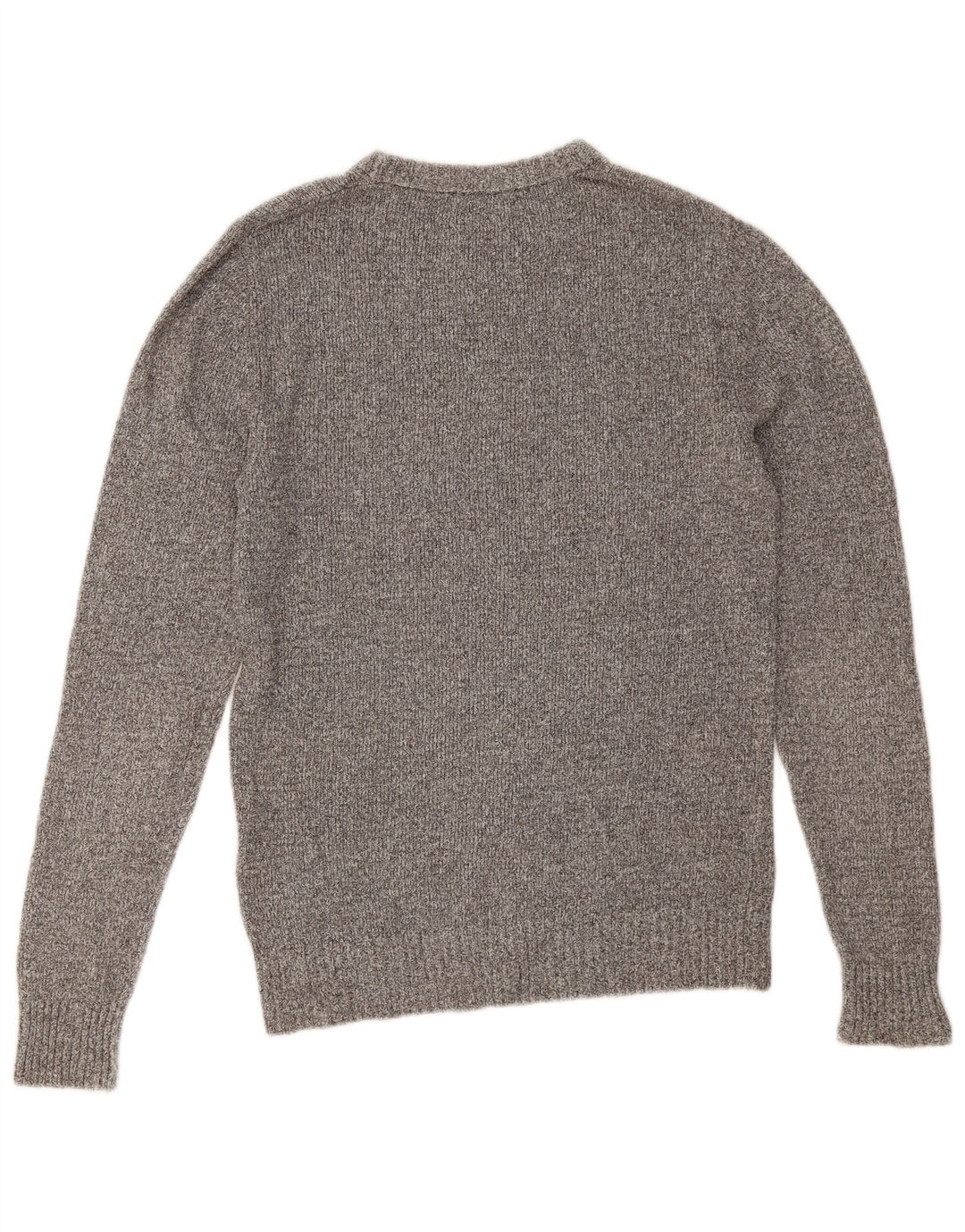 Jack & Jones Herren-Pullover mit Rundhalsausschnitt, Größe S, graue Baumwolle