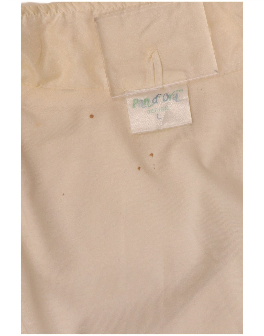 Pandora Herren-Trainingsanzug-Topjacke, großes, weißes Colourblock-Polyamid