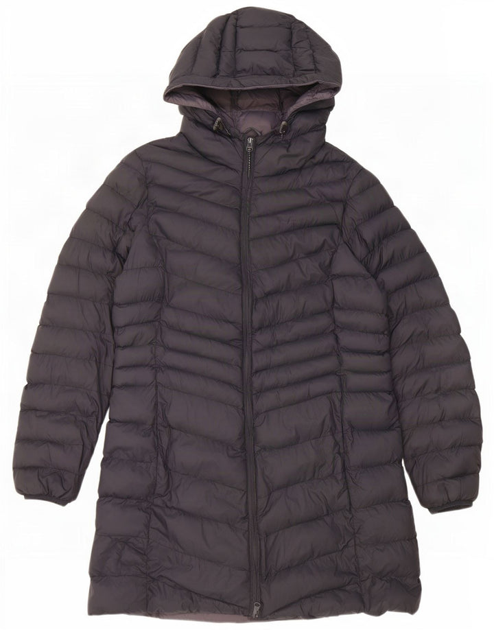 Mountain Warehouse Gepolsterter Damenmantel mit Kapuze, UK 14, mittelmarineblaues Nylon