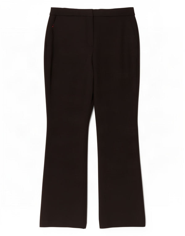 Boden Bootcut-Chinohose für Damen, UK 44, Größe L W32 L31, schwarze Viskose