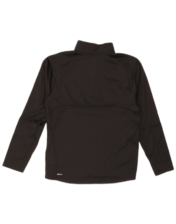 Puma Herren AS Gatineau Graphic Zip Neck Pullover Trainingsanzug Top Small Schwarz
