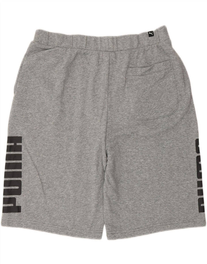 Puma Herren Graphic Sport Shorts Large Grau meliert