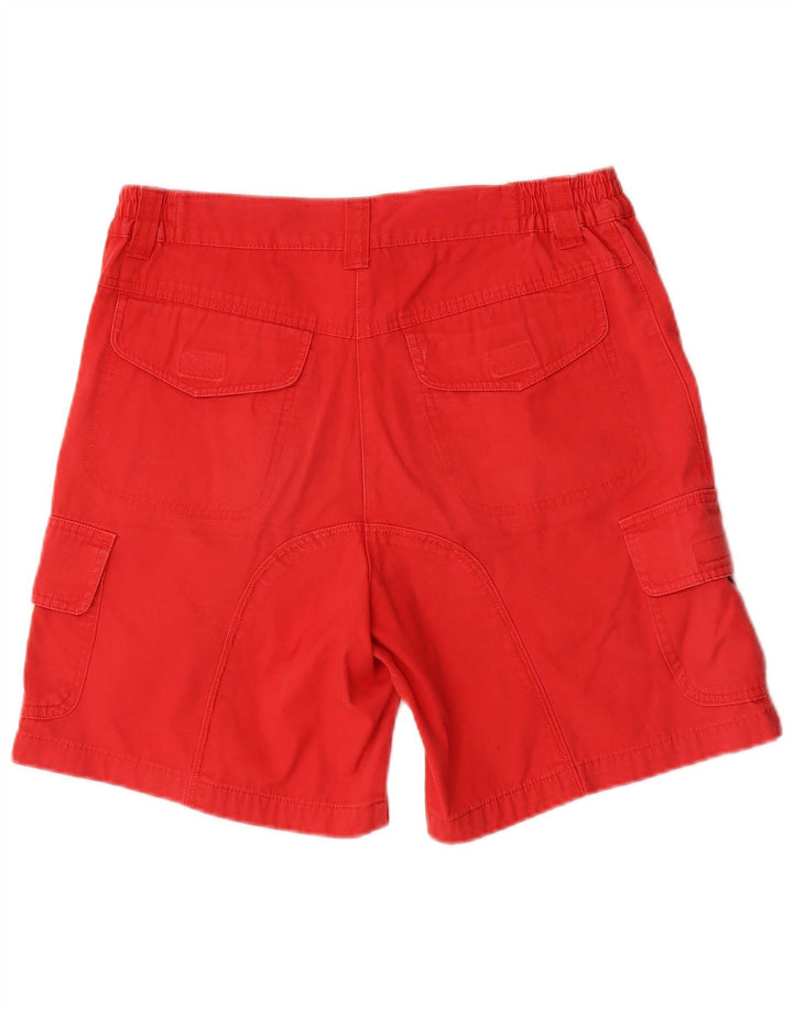 Slam Herren Cargoshorts IT 46 Small W32 Rote Baumwolle