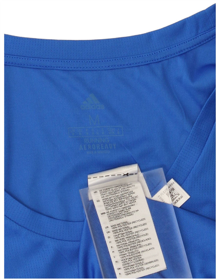 Adidas Herren Aeroready Weste Top Mittelblaues Polyester