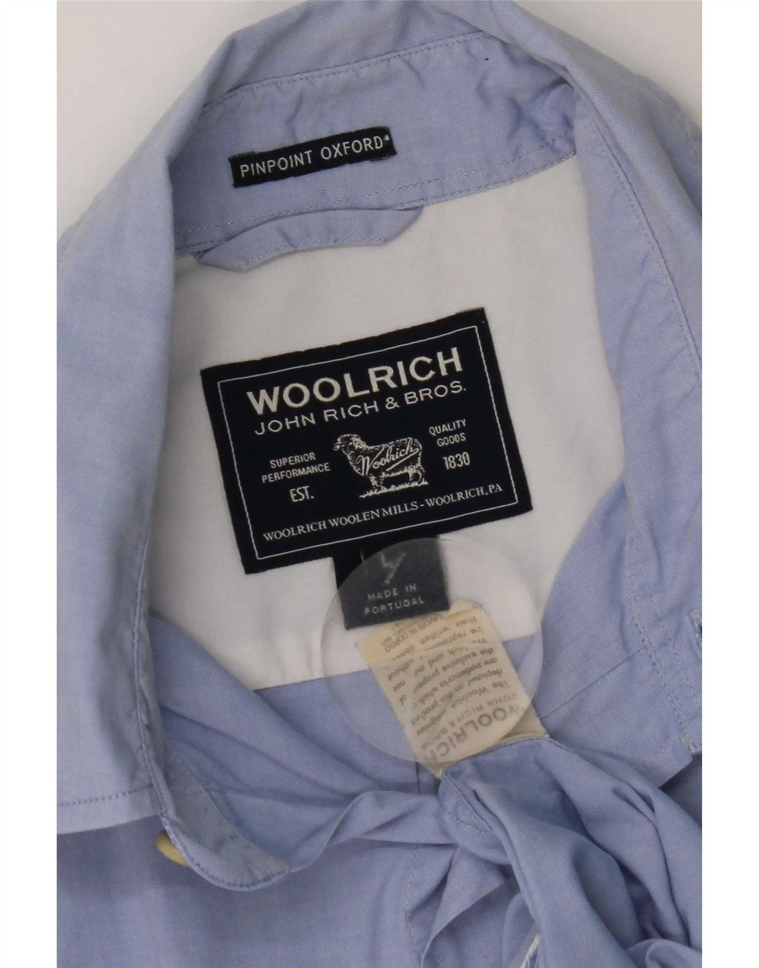 Woolrich Herrenhemd Large Blau