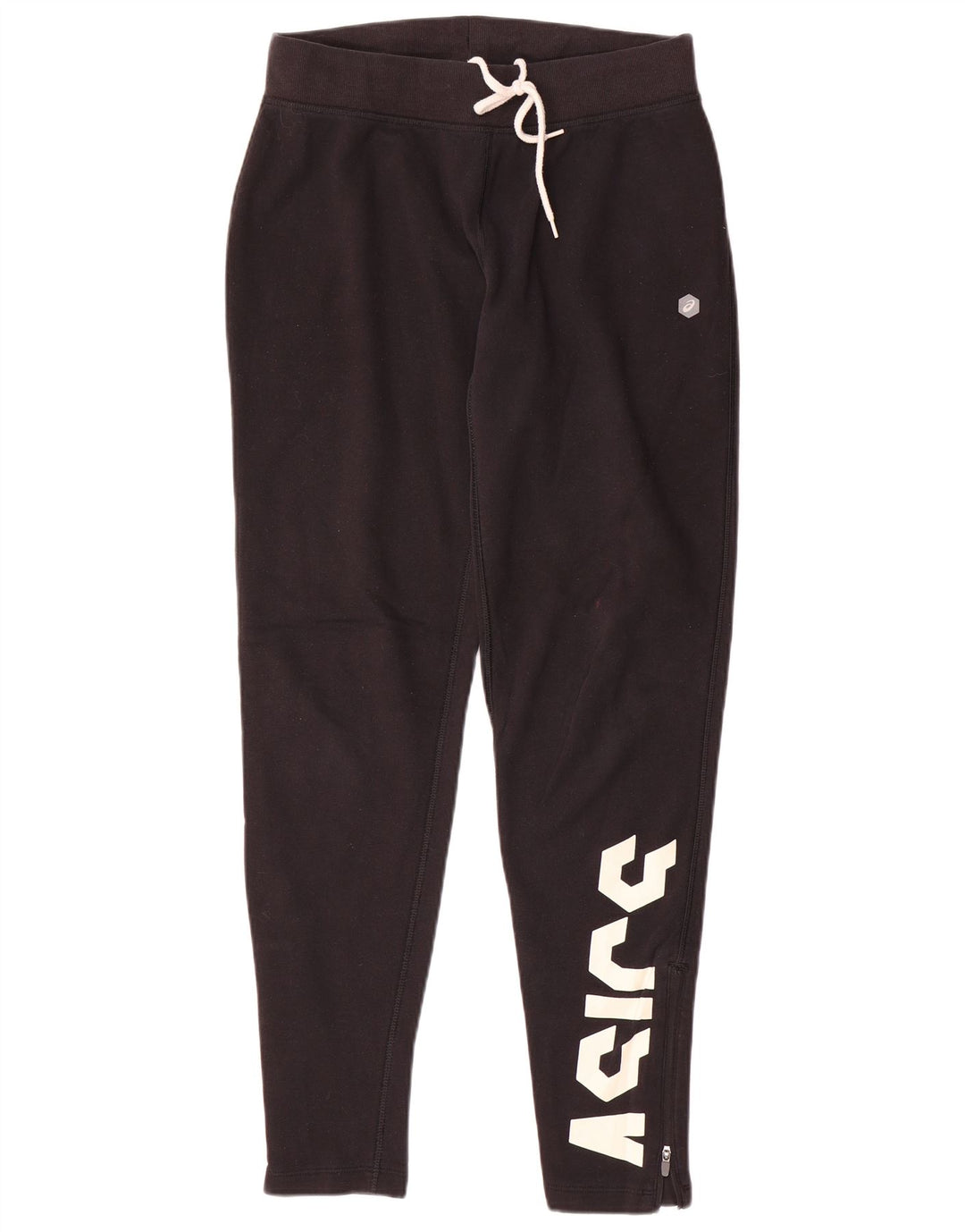 Asics Damen Graphic Trainingshose UK 14 Medium Schwarz