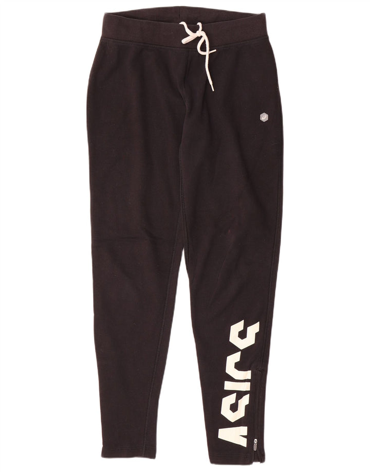 Asics Damen Graphic Trainingshose UK 14 Medium Schwarz