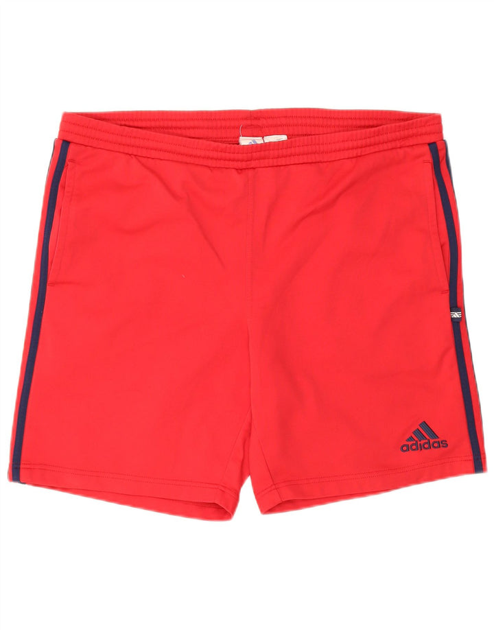 ADIDAS Mens Sport Shorts Large  Red Polyester